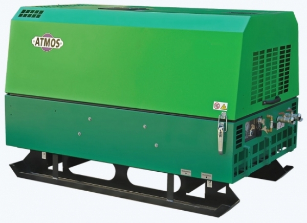 Дизельный компрессор Atmos PDP 35 10 на салазках