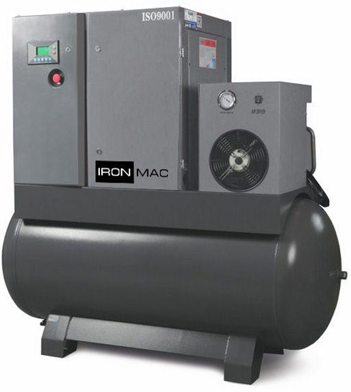 Винтовой компрессор IRONMAC IC 10/10 AM VSD DF 500L