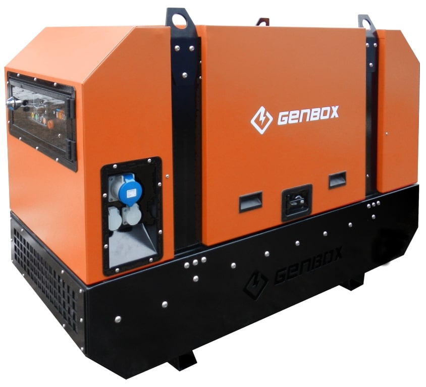 Дизельный генератор GENBOX JD80 в кожухе с АВР