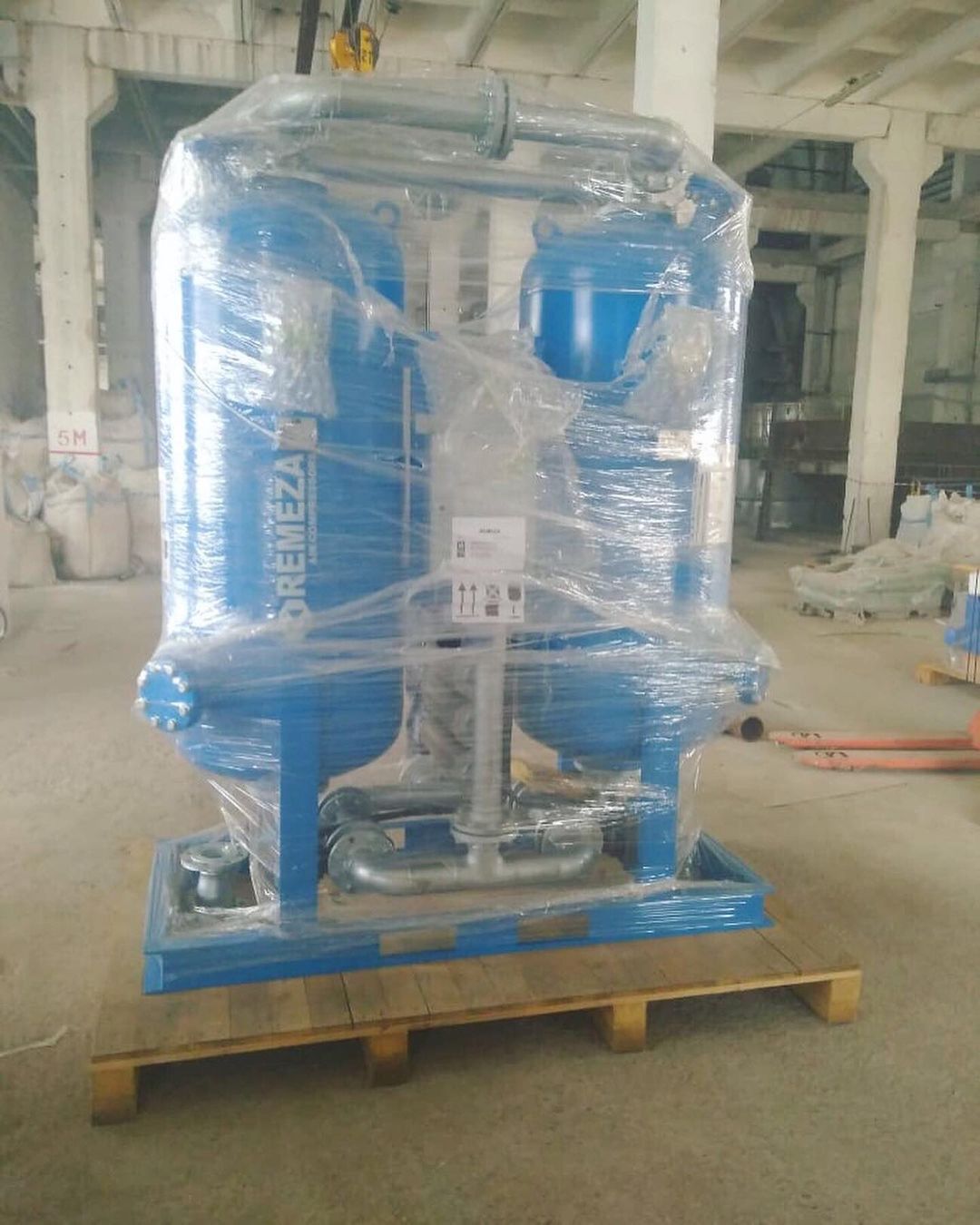 Отгрузка адсорбционного осушителя RED 3000 REMEZA