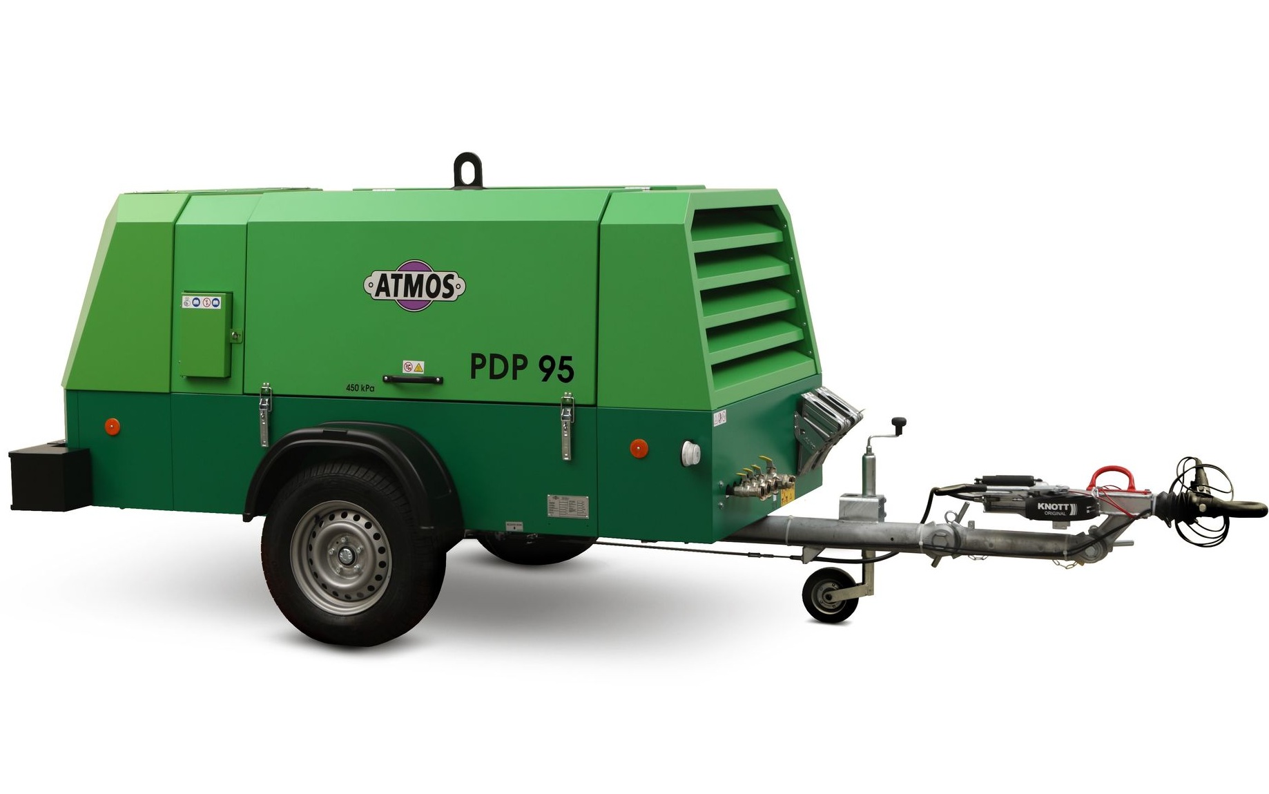 Дизельный компрессор Atmos PDP 95 12 фикс с тормозом