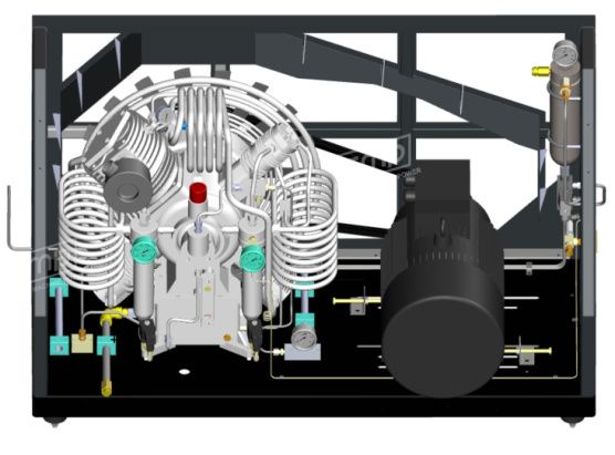 Компрессор для дыхания GMP MCH-C-650/300 (ГОСТ Р 53263-2019)