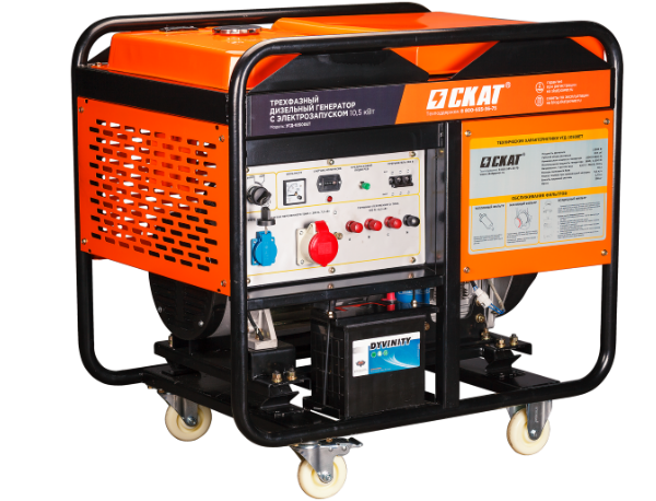 Дизельный генератор SKAT УГД-10500EТ