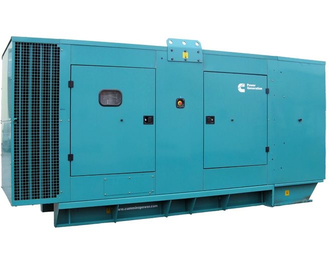Дизельный генератор Cummins C330D5 в кожухе с АВР