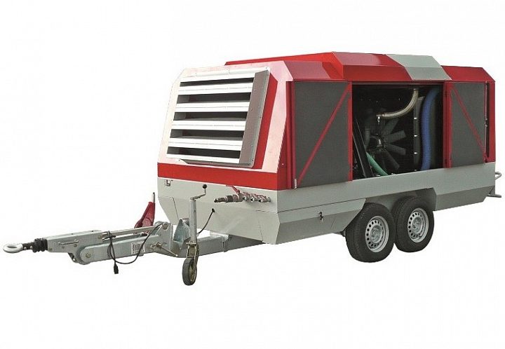 Дизельный компрессор Rotair MDVS-255C-7 на шасси