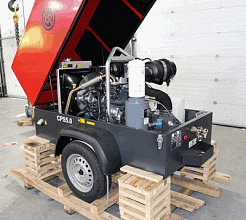 Дизельный компрессор Chicago Pneumatic CPS 5.0 на шасси — фото 3