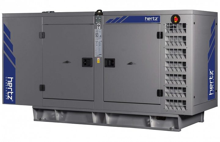 Дизельный генератор Hertz HG 83 BC в кожухе