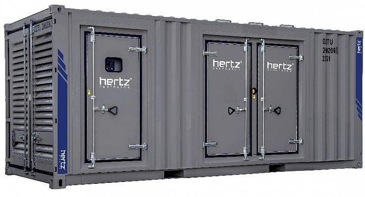 Дизельный генератор Hertz HG 1110 BC в кожухе с АВР