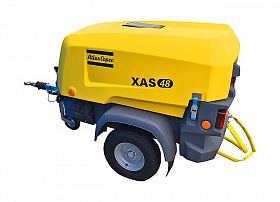Дизельный компрессор Atlas Copco XAS 48 KD на шасси — фото 4