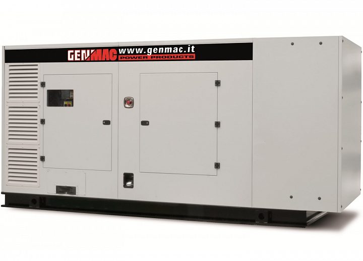Дизельный генератор Genmac G450IS в кожухе с АВР
