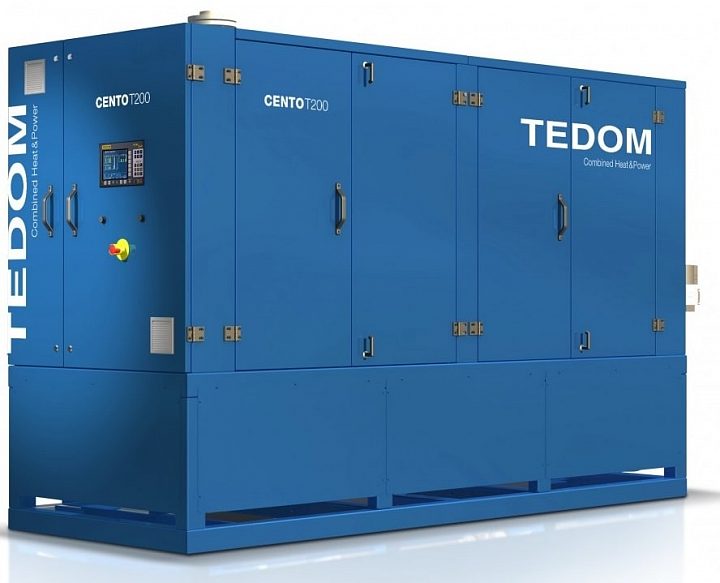 Газовый генератор Tedom Quanto D580 в кожухе