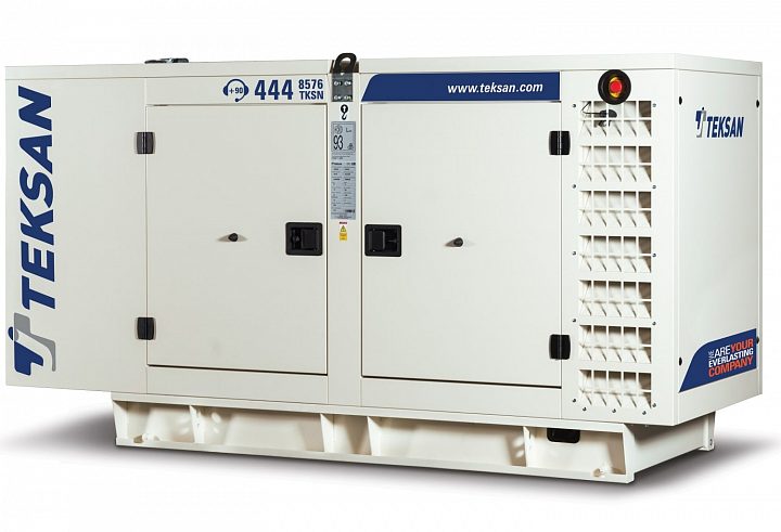 Дизельный генератор Teksan TJ25BD-1 в кожухе