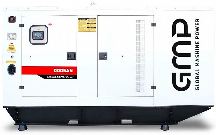 Дизельный генератор Doosan GMP 490DM в кожухе